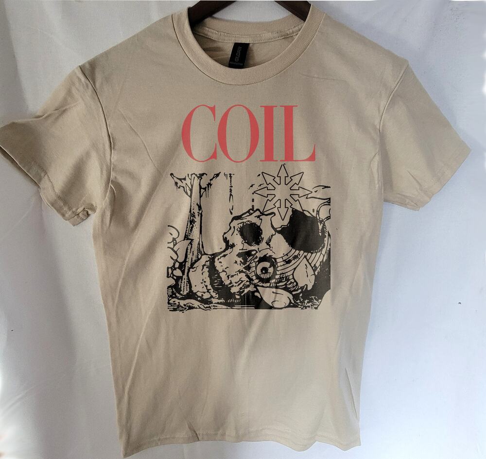 Coil band t shirt Size Small Cream